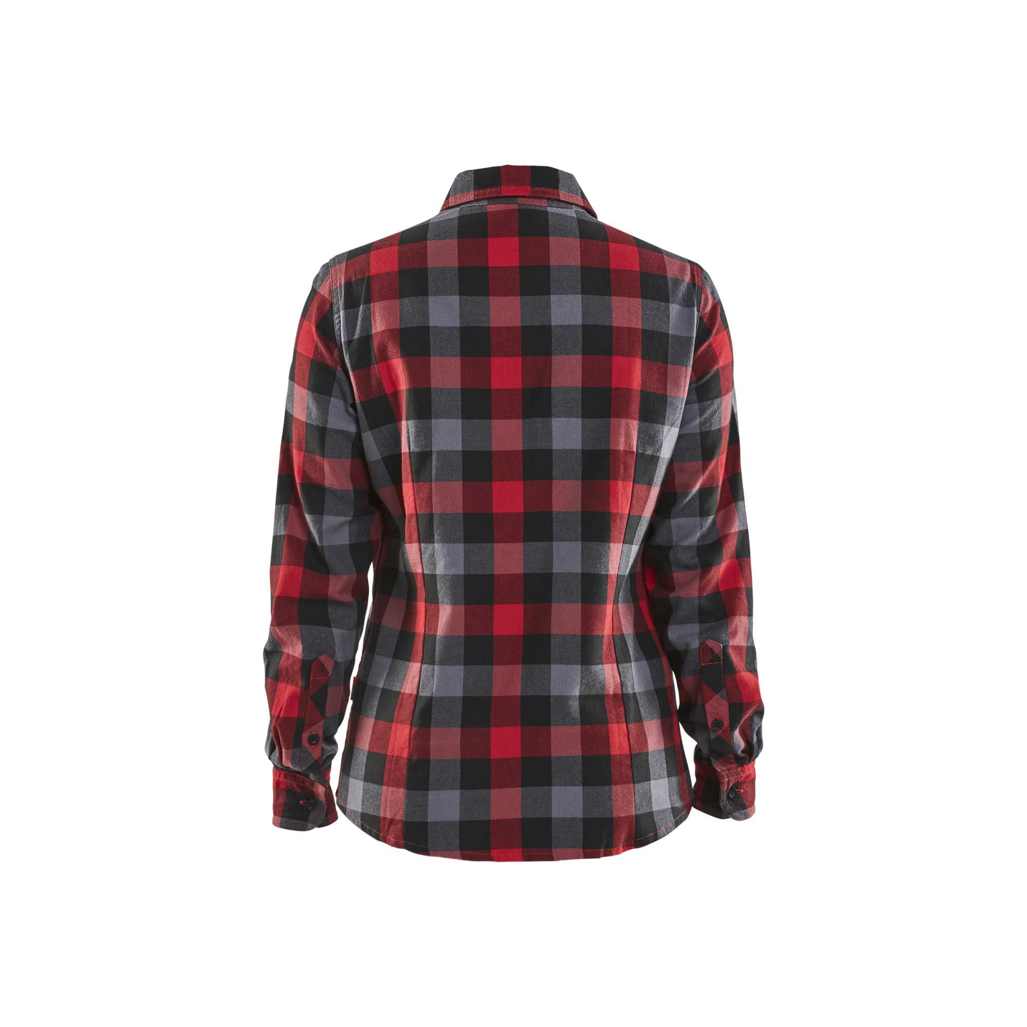 BLAKLADER 32091152 Women's Flannel Shirt Long Sleeve Work Shirt WOMEN - 100% Cotton